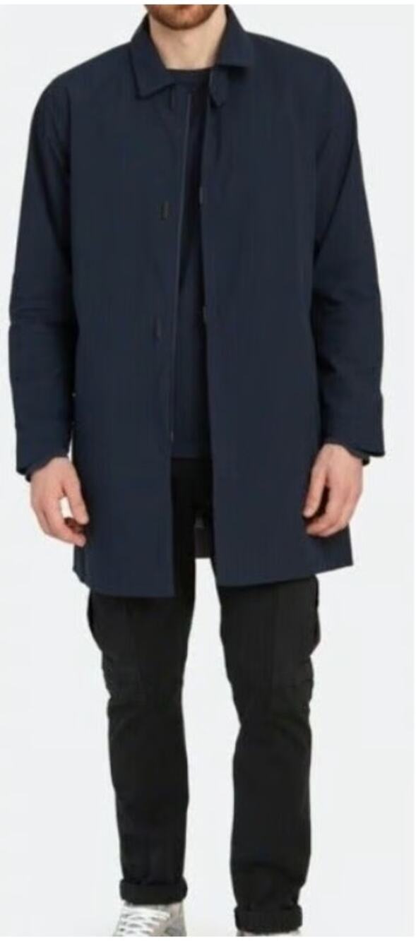 Descente Allterrain Sun Shield Hard Shell Bal Collar Coat Navy XL NWT $780